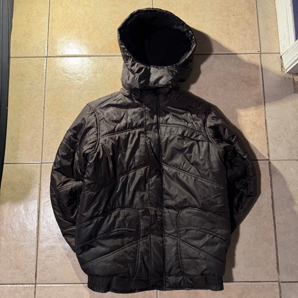 Vintage y2k black timberland puffer Size L in Womens